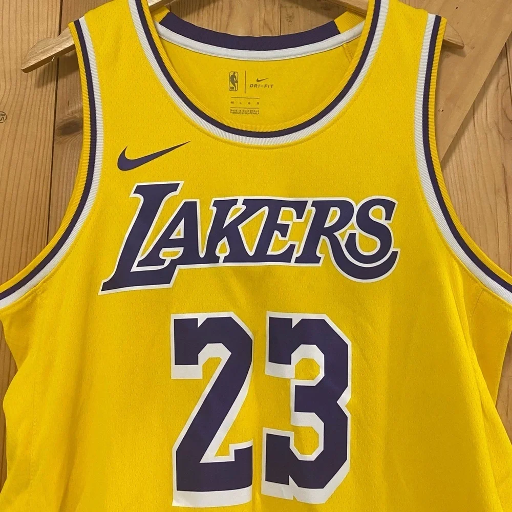 Nike Los Angeles Lakers LeBron James Icon Edition Swingman Jersey